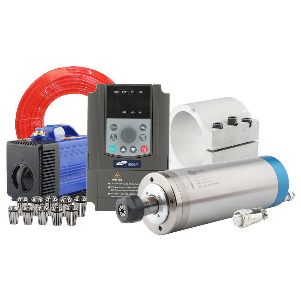 2.2Kw Water Cooled Spindle Kit Vfd - CNC Router Kit 2.2kw ER20 Water-Cooled