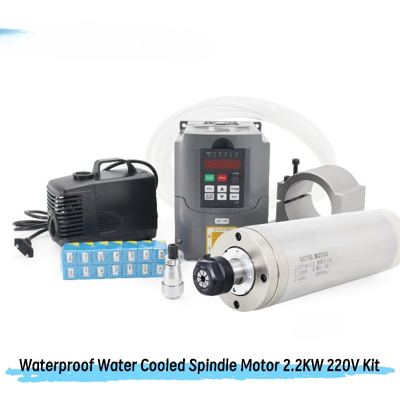 CNC Router Kit Waterproof Wate - 2.2Kw Water Cooled Spindle Kit Vfd ulasan dan harga